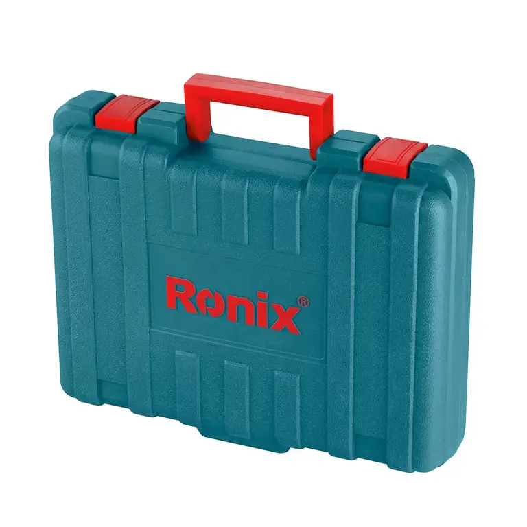 عکس کیت دریل چکشی 13 میلی متری 650 وات رونیکس مدل RS-0001 _ پک کامل