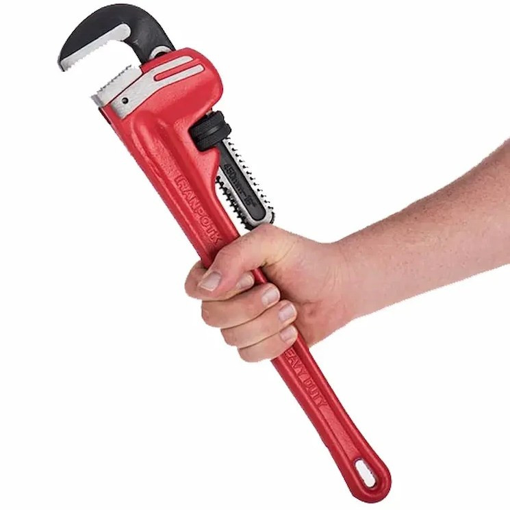 Pipe wrench Iran Patek model DB 1810 size 18 inches