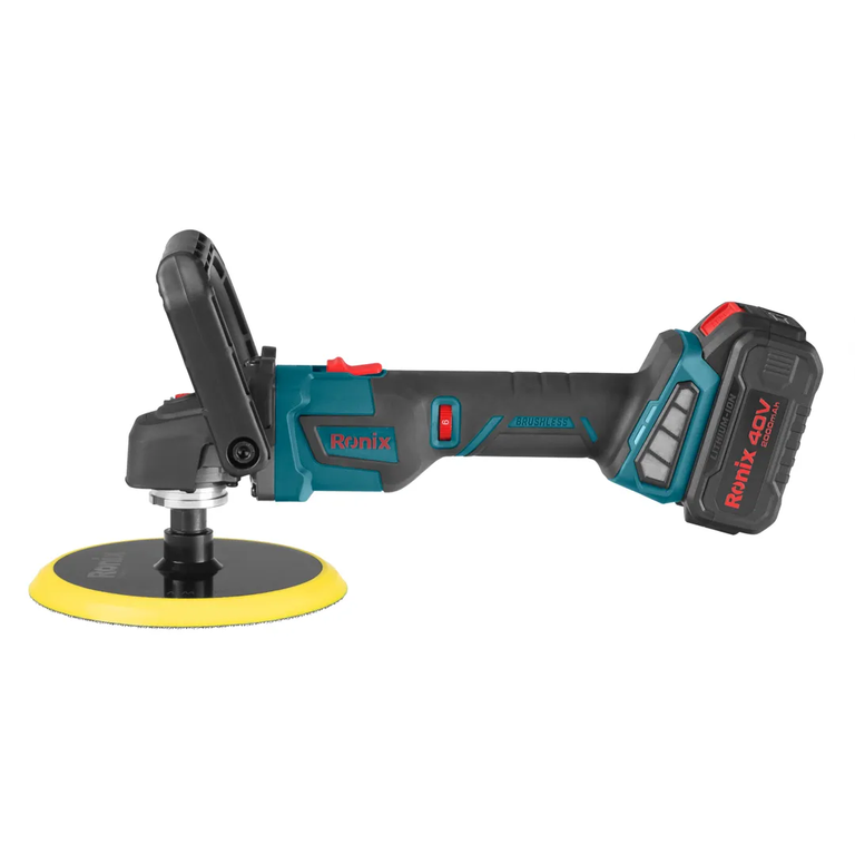 Buy and price Ronix 40V brushless rechargeable polisher model 8926