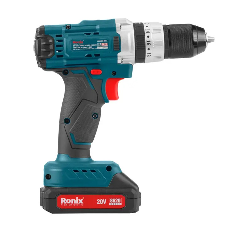 Ronix model 8620 20V rechargeable screwdriver drill