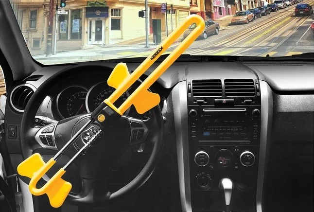 Kenzax steering wheel and pedal lock
