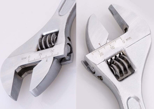 3611-12R - خرید و قیمت آچارفرانسه سفید 12 اینچ با دهانه ( 35 میلیمتر) کینگ تونی