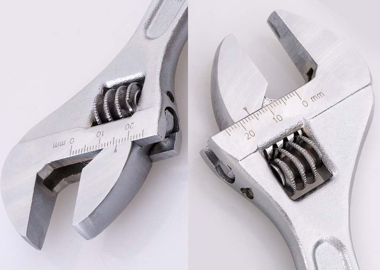 3611-12R - خرید و قیمت آچارفرانسه سفید 12 اینچ با دهانه ( 35 میلیمتر) کینگ تونی