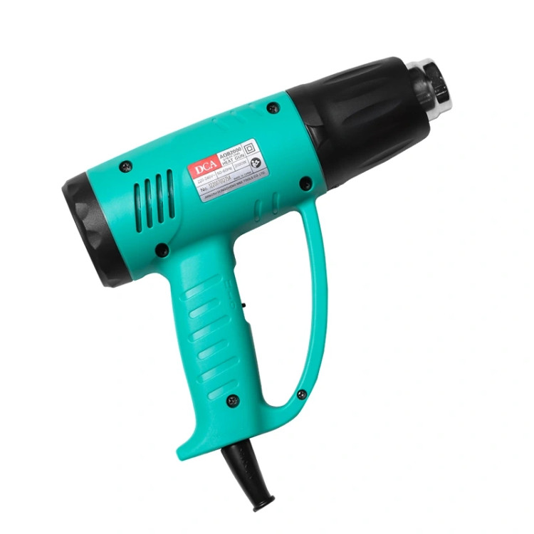 تصویر نزدیک از دسته ارگونومیک سشوار صنعتی DCA AQB2000