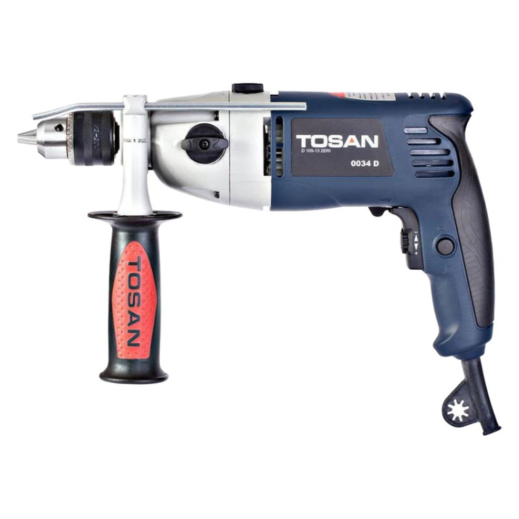 دریل چکشی گیربکسی 13 میلیمتر 1050 وات آچاری توسن 0034D