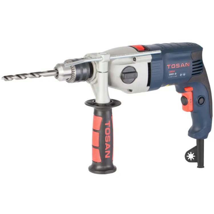 دریل چکشی گیربکسی توسن مدل 0081D قدرت ۱۰۵۰ وات آچاری