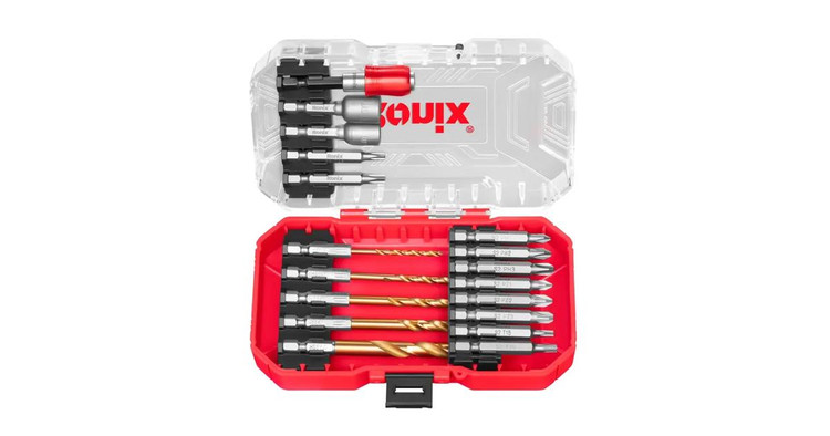 Ronix drill and screwdriver series model RH-5453 pack of 18 pieces