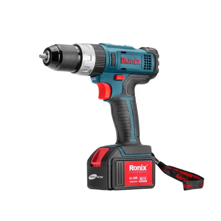 دریل پیچ گوشتی چکشی شارژی رونیکس مدل 8618