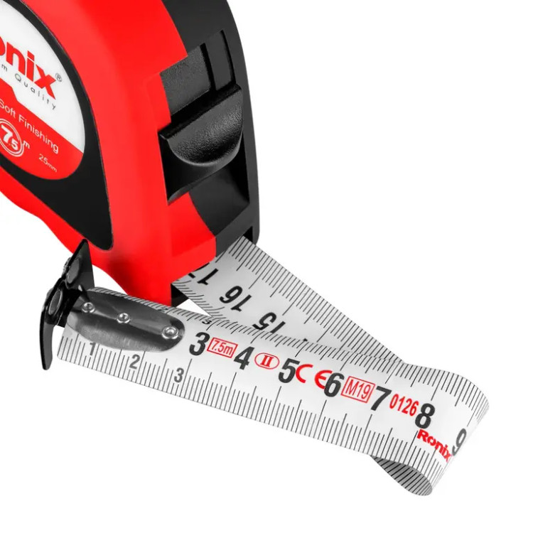Ronix meter, model RH-9075, length 7.5 meters, coated