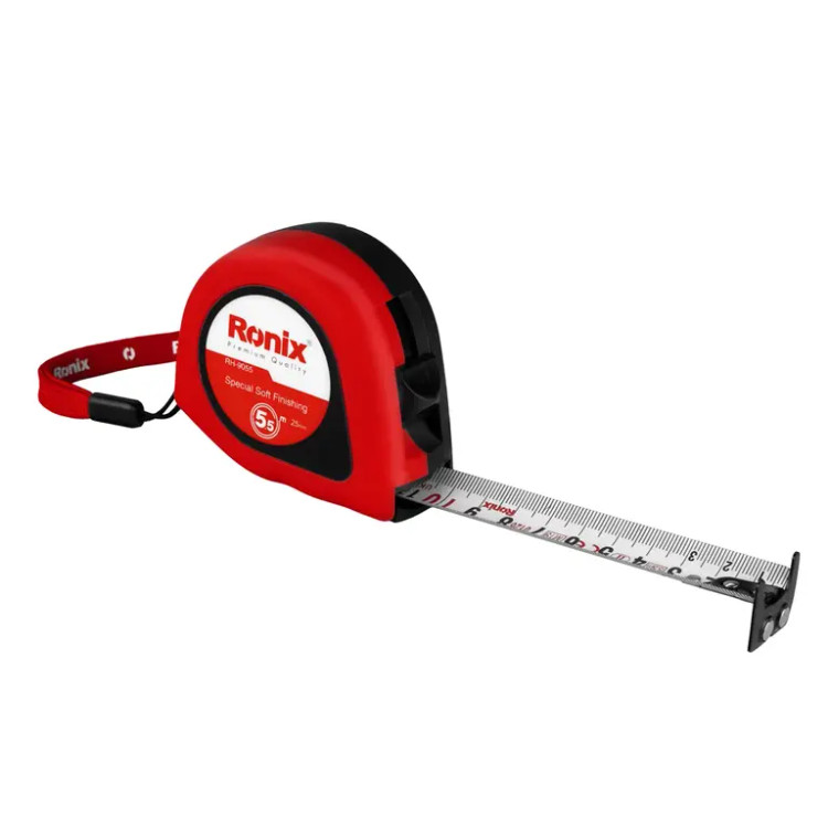 متر دستی رونیکس مدل RH9055 طول ۵.۵ متر روکش دار